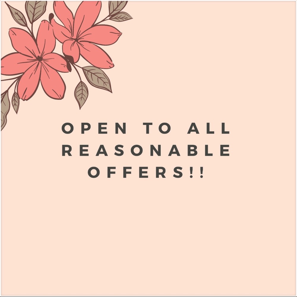 All reasonable offers will be accepted!